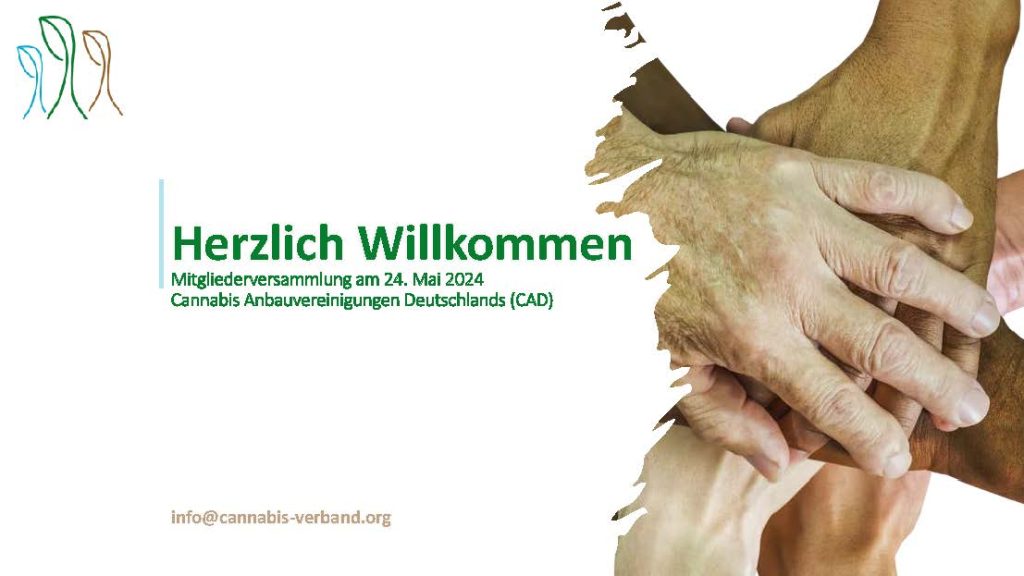 Vorstandswahlen 2024: Neuer Vorstand der Cannabis Anbauvereinigungen Deutschlands (CAD)